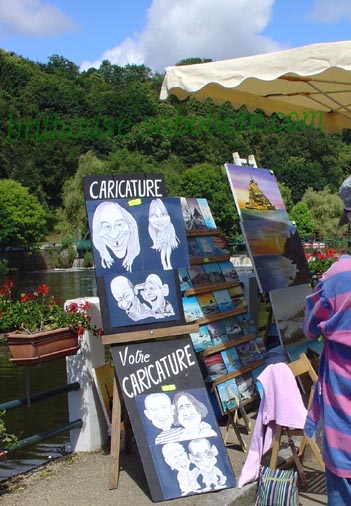 Summer markets day in st Nicolas des Eaux