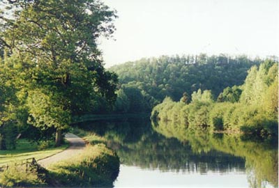 Meanders of the River Blavet near Saint-Nicolas-des-Eaux